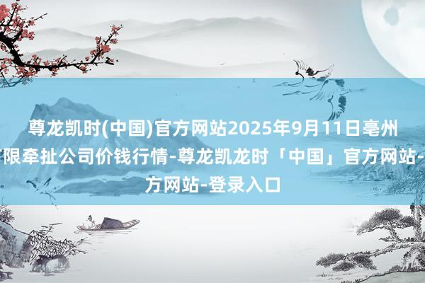 尊龙凯时(中国)官方网站2025年9月11日亳州农居品有限牵扯公司价钱行情-尊龙凯龙时「中国」官方网站-登录入口
